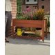 thumbnail image 2 of Cama de Jardín Elevada de Madera – Con Ruedas y Estante Inferior – Macetero Rectangular Robusto – Incluye Forro Protector – Fácil de Mover – Patio y Terraza – Color Roble, 2 of 6