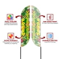 thumbnail image 4 of Fresh Vegetable Sign feather flag Pole Mount Outdoor by Mavis Printing-15 FEET Long Polyester Banner Flag Easy Hang | HD Print Swooper Flag Pole Kit to Advertise Fresh Vegetables Business, 4 of 7
