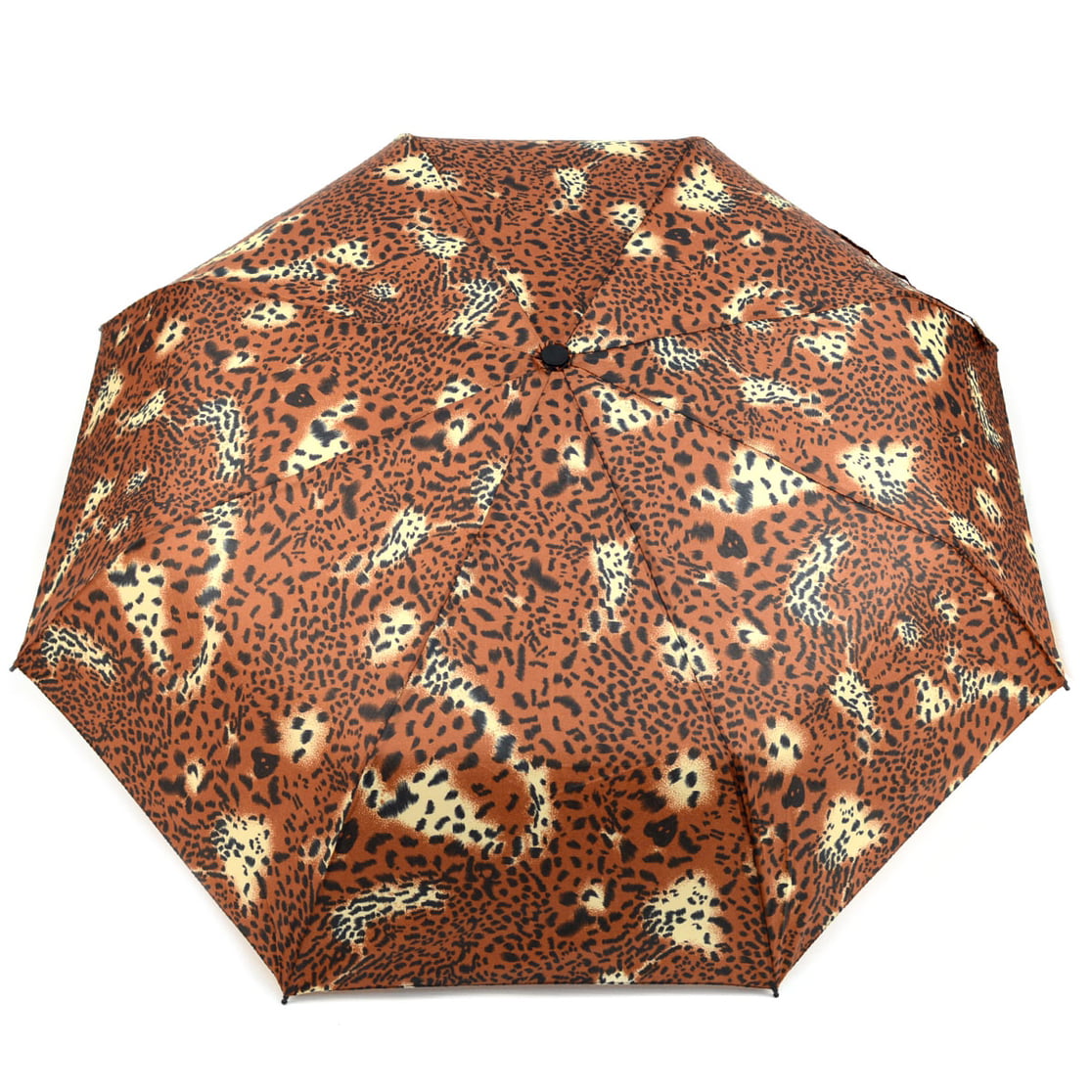 Leopard Print Telescopic Compact Travel Umbrella - Walmart.com