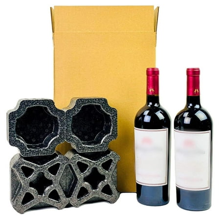 

Sustainable Universal Wine Bottle Shipping Box (2 Bottle Pack)