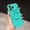 Cyan, variant on Case for iPhone 16 Pro Max, Magnetic Ring Kickstand Large Window Tempered Glass Camera Cover TPU + PC Protective Ultra Slim Shockproof Anti-Scratch Case for Boys and Girls, Mint