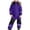 Purple, variant on Kids Snowsuit Overalls Boys Girls Ski Suits Jumpsuits Toddlers Water proof Winter Outdoor Coats Skiing Suits