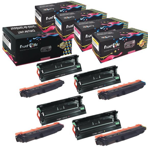DR223CL and TN227 Sets of Compatible Drums & Toner Set High Yield TN223 - TN-227 for Brother HL L3210CW L3230CDW L3270CDW L3290CDW and MFC L3710CW L3750CDW L3770CDW