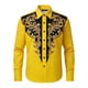 thumbnail image 4 of Camisetas de Navidad de Manga Larga de los Hombres de Moda Casual de Manga Larga Turndown Collar Blusa para Primavera Invierno Al Aire Libre Diario, 4 of 4
