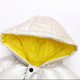 thumbnail image 5 of Gibobby Chamarra niñaChaqueta de plumón para niños, chaqueta acolchada con capucha de invierno, chaqueta acolchada de longitud media para niños y niñas(Blanco, 8-9 Años), 5 of 5