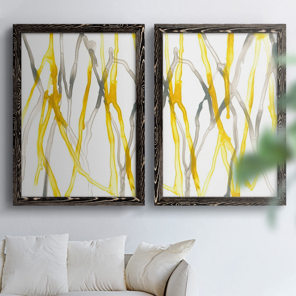 Runnel XIX - Premium Framed Canvas 2 Piece Set - Ready to Hang