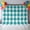 Green, variant on Turquoise Buffalo Check Backdrop for Photoshoot,Photography Photo Studio Background Wall Backdrop,Farmhouse Modern Teal Plaid Back Drop Banner Panel for Portraits Wedding Party Live Streaming 7x5Ft
