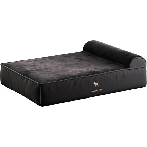 NOAH & PAW Small Dog Bed, 20x15x6.5 Inch, Cat Bed for Indoor Cats, Orthopedic Eggshell Memory Foam Infused with Cooling Gel, Waterproof, Machine Washable, Includes Inner Cover (Denim Collection)