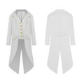 thumbnail image 2 of Youmylove Kids Gothic Tailcoat Jacket For Kids Boys Jacket Long Coat, 2 of 9