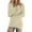 Beige, variant on Women's Plus Size V Neck Fleece Lined Sweater, Long Sleeve Fuzzy Plush Pullover, Soft Double-Sided Loose Fit Top for Winter Warmth, Casual Loungewear and Daily Comfort White XXXL