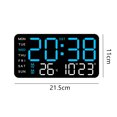 thumbnail image 2 of Digital Wall Clock With Multi Functional Display, LED Screen Electronic Alarm Clock With Adjustable Brightness, 12/24H Table Clock Home Decoration, 2 of 8