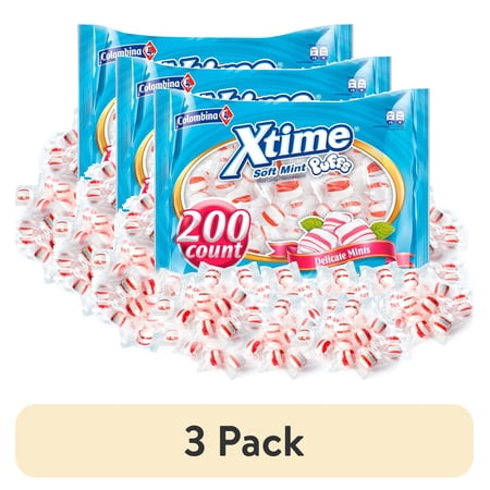 (3 pack) Xtime Soft Mint Puffs Candy, 200 Count by Soft Mint Puffs 8 pk