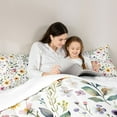 thumbnail image 5 of Manfei Teens Colorful Flowers Girl 2pcs Bedding Comforter Set,Botanical Plants Twin Comforter Sets,Spring Graden Breathable Bedding Set,Microfiber Bedroom Decor, 5 of 8