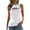 White, variant on ZyeKqe Tank Tops for Women Cut out Front Sleeveless Shirts Crewneck Loose Fitted Summer Blouses