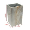 thumbnail image 4 of nu steel Stone Hedge Resin Decorative Tumbler Cup for Bathroom Vanity Countertops, 4 of 4
