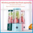 thumbnail image 2 of 350ML USB Portable Blender Food Processor Household Portables Smoothie Blenders Hand Food Mixer Juicer Cooking Appliances Home, 2 of 6