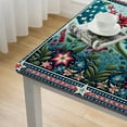 thumbnail image 4 of nygtbtfer Tablecloth Round, Watercolor Poppy Flowers Table Cover for Party Picnic Dinner Decor, 4 of 7