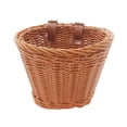 thumbnail image 4 of Almencla Panier de Vélo en Osier pour Enfants Panier Réglable Tressé à la Main Imperméable Marron, 4 of 8