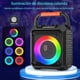 thumbnail image 3 of Máquina de Karaoke JYX, Subwoofer Mejorado de 20 W y 6.5 Pulgadas, Altavoz Bluetooth Portátil con 2 Micrófonos Inalámbricos, luz de Fiesta, 3 of 10
