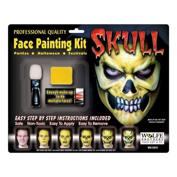Wolfe Brothers Makeup Kit Adult Halloween Accessory