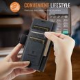 thumbnail image 3 of for Samsung Galaxy Z Fold 5 Wallet Case with RFID Blocking, Card Slots&Cash Pocket&Stylus Slot, Kickstand PU Leather Magnetic Closure Full Body Protective Flip Classic Dedign for Men Women,Coffee, 3 of 11