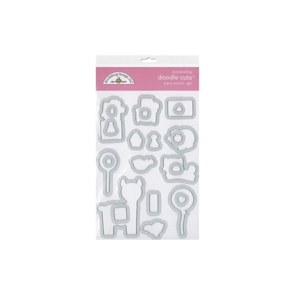 Doodlebug Hey Cupcake Doodle Cuts Die Girl Panimal