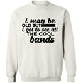 thumbnail image 2 of OXI Crewneck Sweatshirt - The Cool Bands, Basic Casual Sweatshirts for Men's and Women Fleece Sweatshirt Long Sleeve - White 2X-Large, 2 of 2