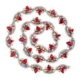 thumbnail image 3 of Not Easy To Change Color  Rhinestone, Exquisite Workmanship Rhinestone Chain, Crafts DIY For Dresses, Clothes, Bags, Shoes Wedding 3cm White,2.5cm Red,2cm Green, 3 of 8