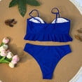 thumbnail image 6 of DHFJKG 3 Piece Swimsuits For Women Bikini Set With Cover Up Skirt Swimwear Beach Outfit With Adjustable Straps Soft Beachwear, 6 of 8