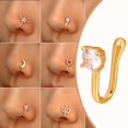thumbnail image 3 of piercings en la nariz,piercings falsos piercing en la nariz anillo anillos tabique,clip en falso labio aro pezón mujeres peircing oreja,Stud hombres aros peircings oro pericing Clip de, 3 of 8