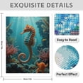 thumbnail image 3 of Diamond Art Kits for Adults - 5d Seahorse Coral Reef Serenity Diamond Painting for Adults, Diamond Art for Adults Beginners, Frameless Diamond Painting Kits for Adults for Home Wall Decor, 3 of 7