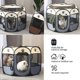 thumbnail image 3 of Pet Pen Pet Tent Portable Folding Pet Tent Foldable Cat Dog Kennel High-Quality Durable Outdoor Cat Dog Carrier ShopWise Round, 3 of 12