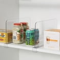 thumbnail image 5 of Mainstays Clear Plastic Closet Shelf Dividers, 2-Pack, 5 of 8