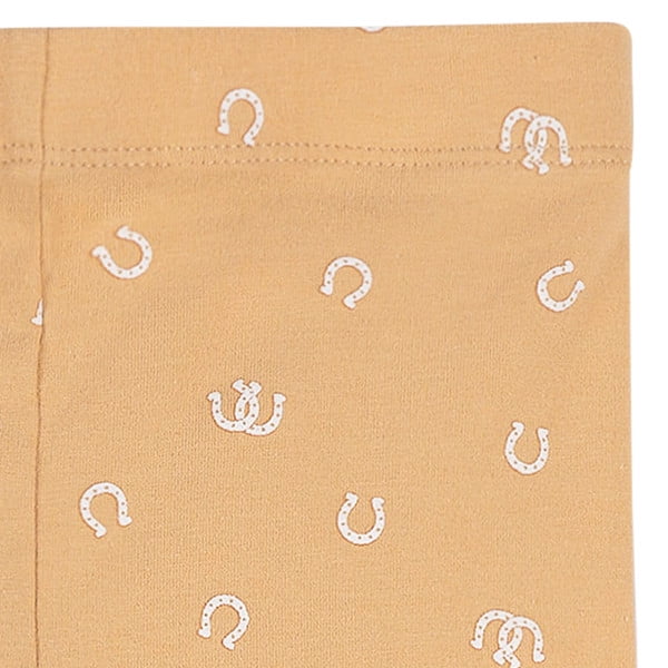 Gerber Toddler Girl Top & Leggings Horseshoes 2-Pack Set, Sizes 2-5T