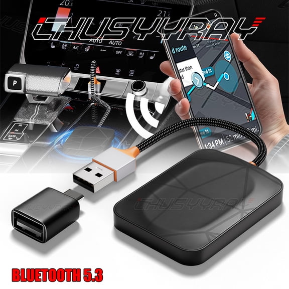 CHUSYYRAY for Toyota RAV4 2019-2024 Wireless Carplay Box Android Auto Adapter Converter