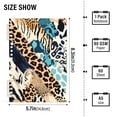 thumbnail image 3 of Cheetah Leopard Skin Ring Binder Notebook Journey Note Diary College Ruled Spiral Notebook Study Loose Leaf Paper A5 60 Pages, 3 of 8
