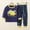 Navy1, variant on Cethrio Pajama Sets for Boys, Crew Neck Printed Soft Cotton Outfit Sets Blue Size 2-8 T