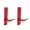 Red, variant on NFTIGB RC Car Display Stand Alloy Model Storage Wall Hanger Red, 1 Pair