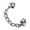 Double head single c, variant on Drain Chain Descaler Flexible Shaft Pipe Cleaner Chain Tool Heavy Duty Grease Blockage Removal Sewer Drain Cleaning