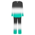 thumbnail image 5 of Jamicy Loungewear for Women Valentine's Day Gifts for Wives Womens Pajama Sets Long Sleeve Sleepwear Round Neck Nightwear Soft Pjs Lounge Sets with Pockets, 5 of 6