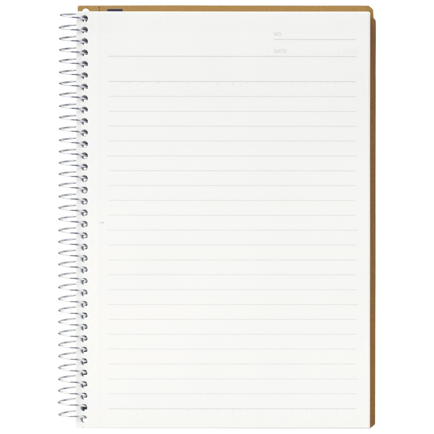 B6 Spiral Note BASIC lined 80 Sheets 5 Pack