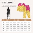 thumbnail image 4 of Balery Red Ice Cream Conjunto de Pijama con Estampado para Mujer, Conjunto de Dos Piezas con Manga Larga, Ropa de Dormir Suave con Bolsillos, Pijamas Cómodos-Large, 4 of 7