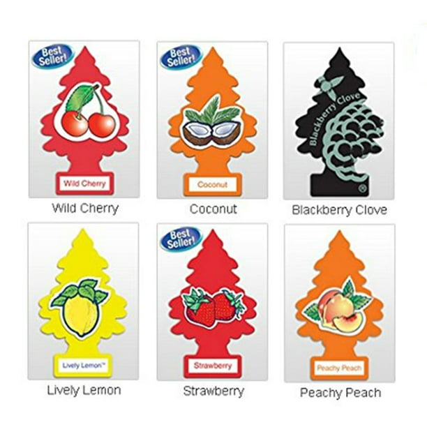 Assorted Little Trees Air Freshener Fruit Scents 24 Pack High Quality Little Trees Assorted Air Freshener Classic Scents 24 Pack Walmart Com Walmart Com