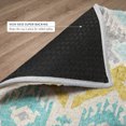 thumbnail image 6 of Addison Rugs Dream Shag Premium Machine Washable Transitional Tribal, Boho Aqua Rectangle Rug, 9' x 12', 6 of 8