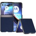 thumbnail image 1 of Motorola Razr 40 Ultra Carbon Fiber PU Case with 2 Screen Protectors/2 Lens Protectors Shock Cover Compatible with Razr 40 Ultra, 1 of 1