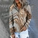 thumbnail image 2 of Sudadera Para Mujer, Sudaderas de Otoño, Blusa de Manga Larga Con Bolsillo Estampado A La Moda, Tops Casuales, Sudaderas Con Botones Odeerbi  ODB146773, 2 of 6