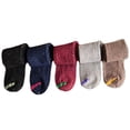 thumbnail image 4 of Lian LifeStyle Women's 4 Pairs Pack Knee High Cotton Socks Size(No Navy), 4 of 11