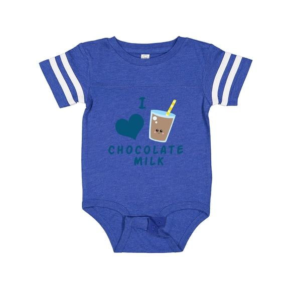 Inktastic I Love Chocolate Milk Boys or Girls Baby Bodysuit