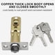 thumbnail image 5 of Wmhnj Juego de 5 cerraduras para puertas de dormitorio con funcin de privacidad, entrada sin llave, ajuste de retroceso de 9,5 mm o 19,5 mm, compatible con puertas de 3,28 mm a 4,37 mm de grosor,, 5 of 8