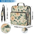 thumbnail image 2 of FORMRS Zipper Binder with Shoulder Strap 2-inch Ring 500 Sheet Capacity File Bag, Floral Design, 2 of 5